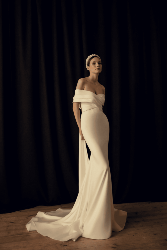 Robe de mariée minimaliste