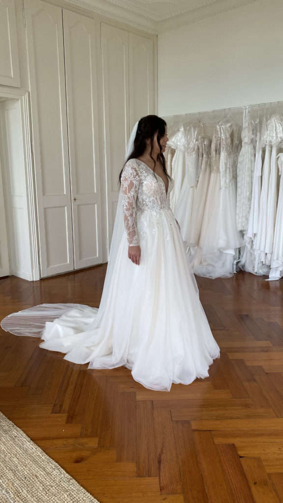 Essayage robe de mariée Melissa